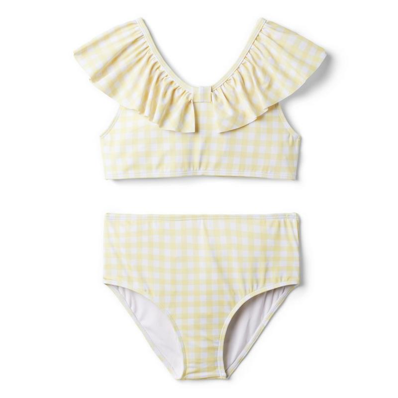 Gingham Ruffle Recycled 2-Piece Swimsuit - Janie And Jack